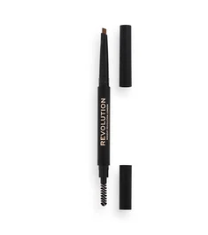 Makeup Revolution Duo Brow Definer Pencil - Marron clair