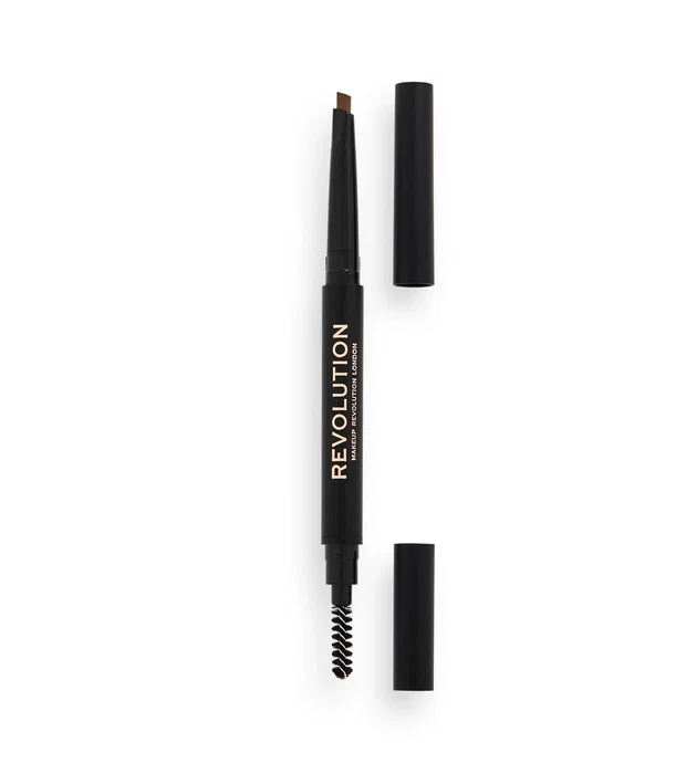 Makeup Revolution Duo Brow Definer Pencil - Marron clair Makeup Revolution Duo Brow Definer Pencil - Marron clair