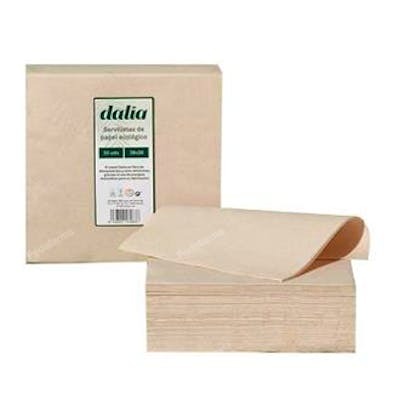 DALIA Serviettes BIO non blanchies, 50 unités DALIA Serviettes BIO non blanchies, 50 unités