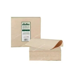 Dalia Serviettes Non Blanchies 50Uds Bio - Lot de Serviettes Écologiques en Papier Recyclé