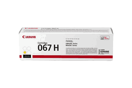 Canon Toner 067H / 5103C002 Cartouche de Toner Jaune pour Imprimante Cartouche Jaune