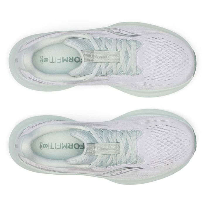 Chaussures de Running pour Adultes Saucony Ride 18 Blanc 32 Chaussures de Running pour Adultes Saucony Ride 18 Blanc 32