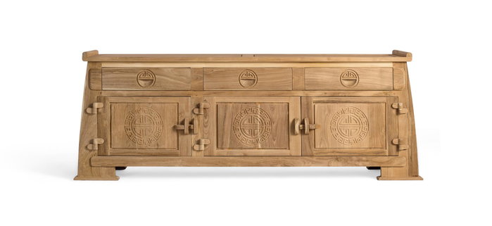 GINER Y COLOMER Meuble TV en bois de teca de 170 cm GINER Y COLOMER Meuble TV en bois de teca de 170 cm