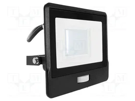 V-TAC Projecteur LED 30W 6400K Noir