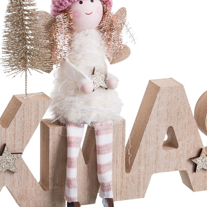 BigBuy Home Décorations de Noël Naturel 25 x 4 x 17 cm BigBuy Home Décorations de Noël Naturel 25 x 4 x 17 cm