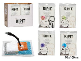 Kipit Sac Sous Vide 70x100 cm Transparent Plastique Assortiment Parfums Jasmin Lavande Océan Rose (Set de 36)
