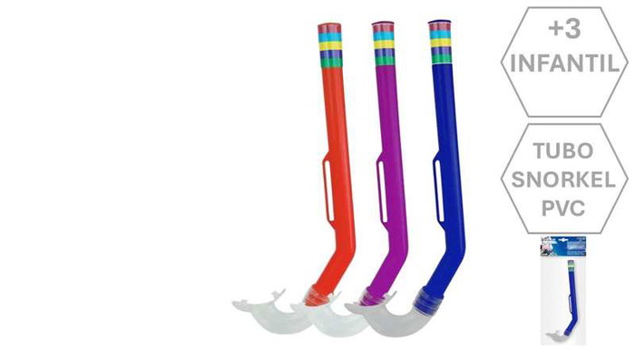 Poessa Tubo Respirador en PVC, Assortiment de couleurs et modèles