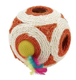 Kerbl Cube jouet balle avec hochet 12cm