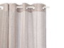 Giftdecor Rideau Gris Relief en Tissu Polyester 140x260 cm - Giftdecor (Set de 6)