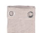Giftdecor Rideau Gris Relief en Tissu Polyester 140x260 cm - Giftdecor (Set de 6)