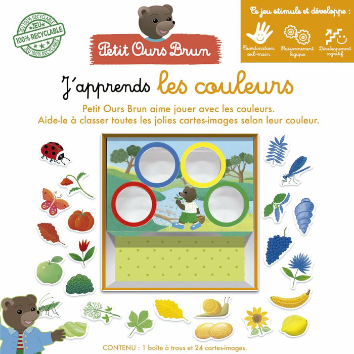 Educa J'apprends les couleurs - Petit Ours Brun