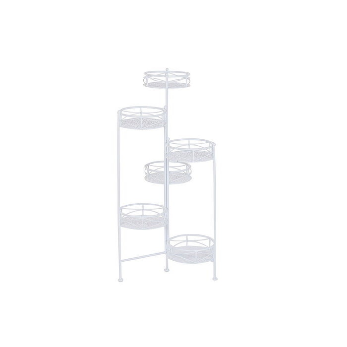 Home ESPRIT Cache-pot Blanc en Fer 23 x 23 x 102 cm Home ESPRIT Cache-pot Blanc en Fer 23 x 23 x 102 cm