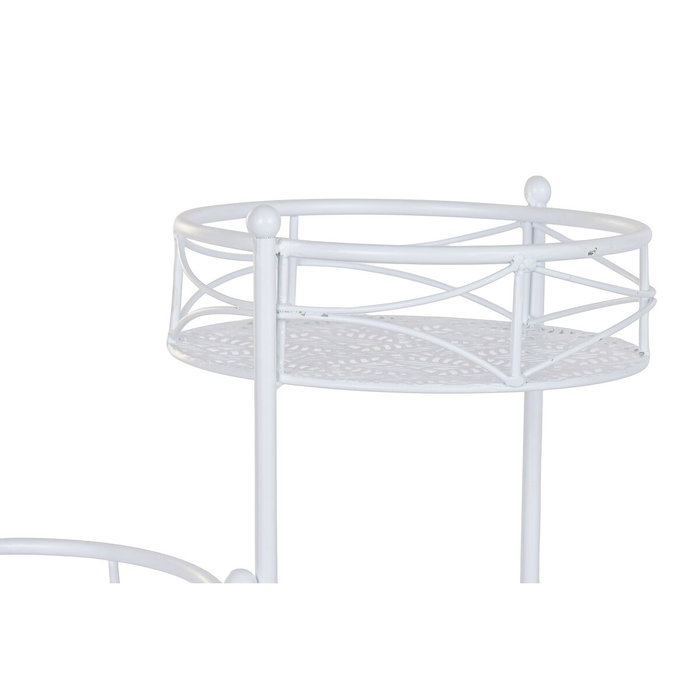 Home ESPRIT Cache-pot Blanc en Fer 23 x 23 x 102 cm Home ESPRIT Cache-pot Blanc en Fer 23 x 23 x 102 cm