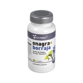 PLANNATUR Onagre + Bourrache + Vitamine E 500mg 120 perles