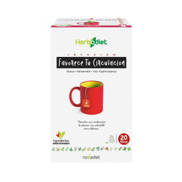 NOVADIET Herbodiet Favorece Tu Circulación 20 sachets filtres