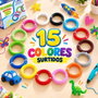 Jugatoys - pequeñ@sartistas Recharges pour stylo 3D, 15 couleurs