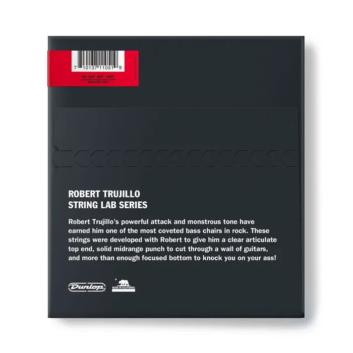 DUNLOP Set de Cordes Basse Électrique Lab Robert Trujillo 45-105T Dunlopst