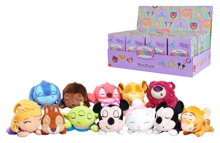 Simba Disney Snuglets figurines en peluche - Assortiment de 12 boîtes surprises