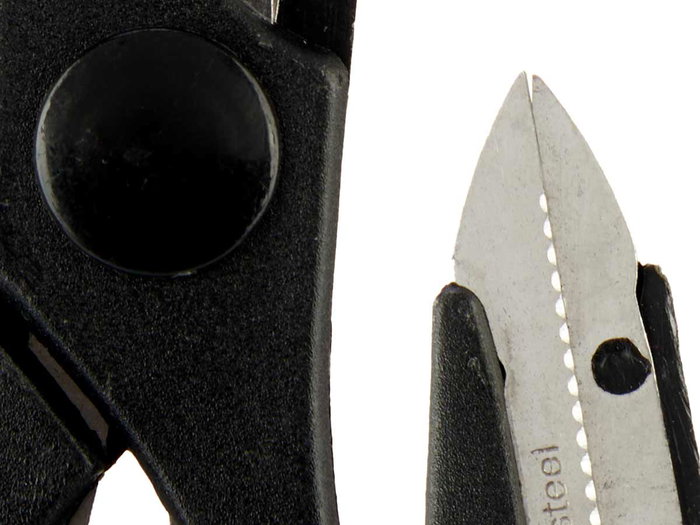 Kinvara Ciseaux de Cuisine Noir 7.5x21x1cm Plastique et Métal (Set de 12)
