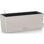 Lechuza Balconera Color 50 - Jardinière de balcon avec réserve d'eau de 8 L - 50 x 19 x 19 cm - Kit complet suspendu ou posé - Couleur brun sable