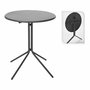 Table Piable Ambiance x99001600 Gris foncé Ø 58 x 70 cm