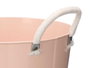 Ibergarden Macetero Asas Blancas Surtis Couleurs Diam 23 cm - 27x24x23 cm Métal Corde Beige Blanc Rose Vert (Set de 12)