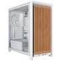 Corsair FRAME 4000D WOOD RS Boîtier Moyen Tour Blanc et Bois