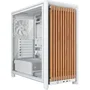 Corsair Frame 4000X RS - Boîtier PC Moyen Tour - 4 Ventilateurs RS120 - Blanc/Bois clair