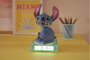 Kids Licensing Réveil figurine 3D Stitch Bleu