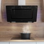 Cecotec Bolero Flux DT 908002 Hotte 90 cm Noire Verre