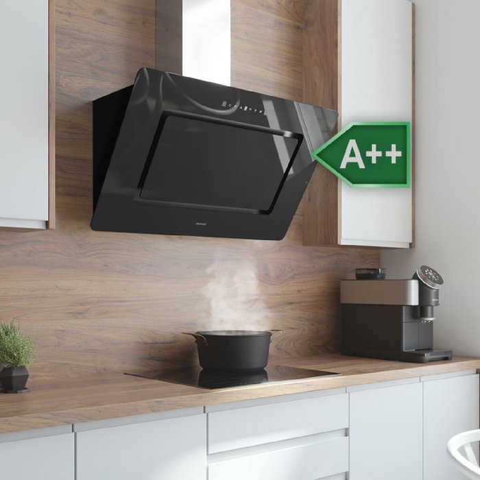 Cecotec Bolero Flux DT 908002 Hotte 90 cm Noire Verre Cecotec Bolero Flux DT 908002 Hotte 90 cm Noire Verre