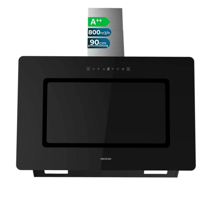 Cecotec Bolero Flux DT 908002 Hotte 90 cm Noire Verre Cecotec Bolero Flux DT 908002 Hotte 90 cm Noire Verre
