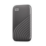 Western Digital My Passport SSD - Disque SSD Externe 500 GB, USB 3.2/USB-C, Lecture 1050MB/s, Écriture 1000MB/s, Gris, Chiffrement AES 256 bits