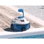 Robopool Robot aspirateur pour piscine Guppy - Pour fond plat jusqu'à 10 m² - Autonome avec batterie rechargeable et capteur d'eau