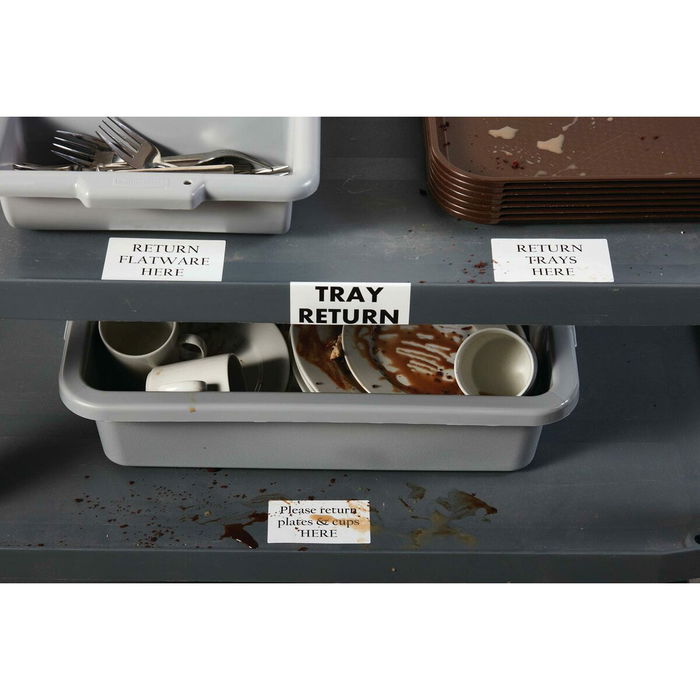 Dymo Etiquettes 2112290 - Bloc d'étiquettes blanches compatibles pour imprimantes Dymo