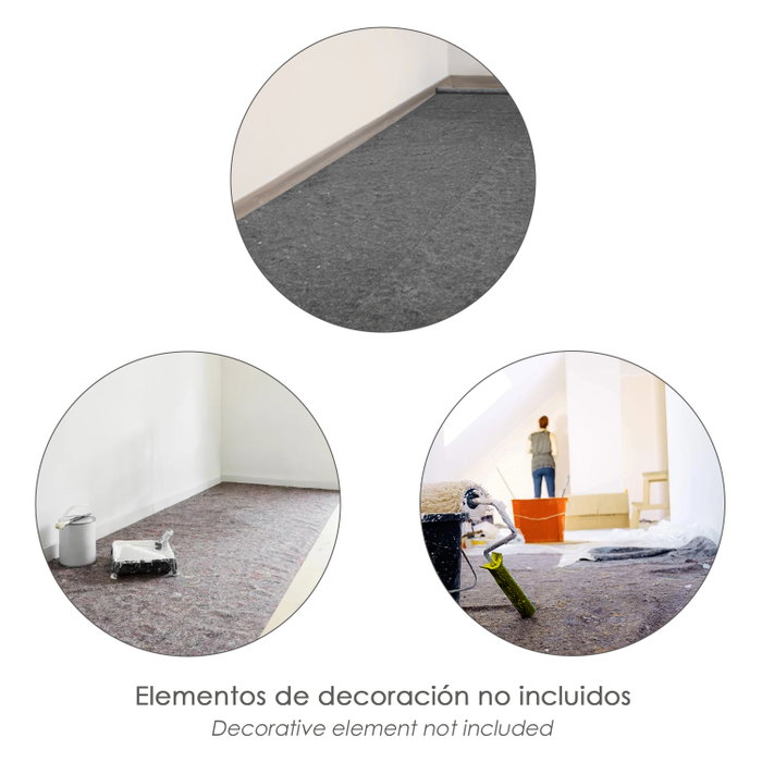 WOLFPACK LINEA PROFESIONAL Feutre Multiusos Pliego 5x1m Renforcé et Imperméable