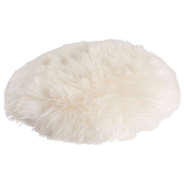 Day Coussin d'assise en peau de mouton et cuir 34 cm Day Coussin d'assise en peau de mouton et cuir 34 cm