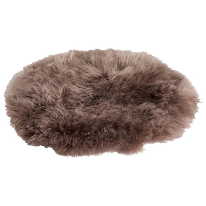 Day Coussin d'assise en peau de mouton et cuir 34 cm Day Coussin d'assise en peau de mouton et cuir 34 cm