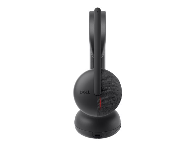 Dell WL3024 Casque sans-fil Bluetooth 5.3 avec microphone antibruit, autonomie 41h, certifié Microsoft Teams, noir