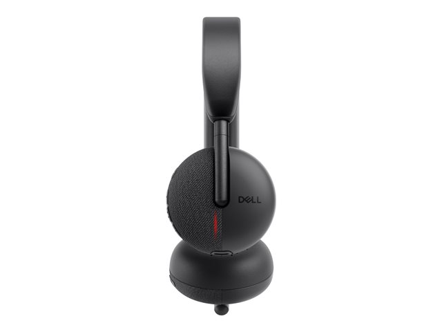Dell WL3024 Casque sans-fil Bluetooth 5.3 avec microphone antibruit, autonomie 41h, certifié Microsoft Teams, noir