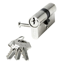 WOLFPACK LINEA PROFESIONAL Cylindre 35x35/15 mm nickel avec panneton long