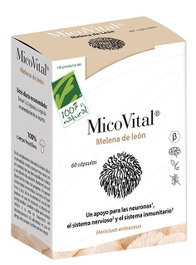 100% NATURAL MicoVital Melena de león 60 capsules