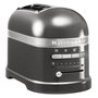 Kitchenaid 5KMT2204 Toaster 2 tranches extra larges en acier inoxydable argent avec capteur thermique électronique et minuterie LED