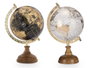 Giftdecor Globe Terrestre 15 cm Surtis Or Couleurs Aléatoires Bois Plastique Fer 18 x 28.5 x 16.5 cm (Set de 8)