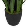 BigBuy Home Plante décorative Bambou Polyéthylène Fer Ciment Tissu 45 x 45 x 110 cm