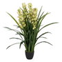 BigBuy Home Plante décorative Bambou Polyéthylène Fer Ciment Tissu 45 x 45 x 110 cm