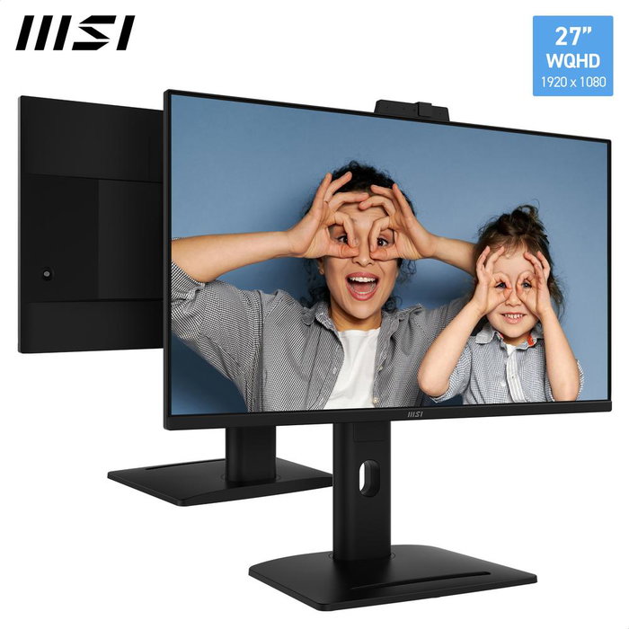 MSI MP275QPDG 9S6-3PC8CM-007 Écran PC 27" WQHD 100Hz IPS USB-C 98W Haut-parleurs MSI MP275QPDG 9S6-3PC8CM-007 Écran PC 27" WQHD 100Hz IPS USB-C 98W Haut-parleurs