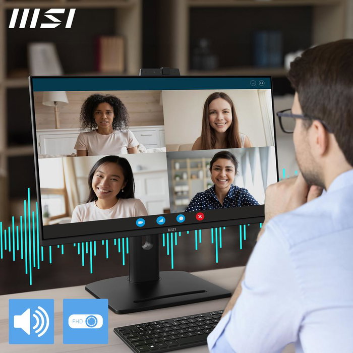 MSI MP275QPDG 9S6-3PC8CM-007 Écran PC 27" WQHD 100Hz IPS USB-C 98W Haut-parleurs MSI MP275QPDG 9S6-3PC8CM-007 Écran PC 27" WQHD 100Hz IPS USB-C 98W Haut-parleurs