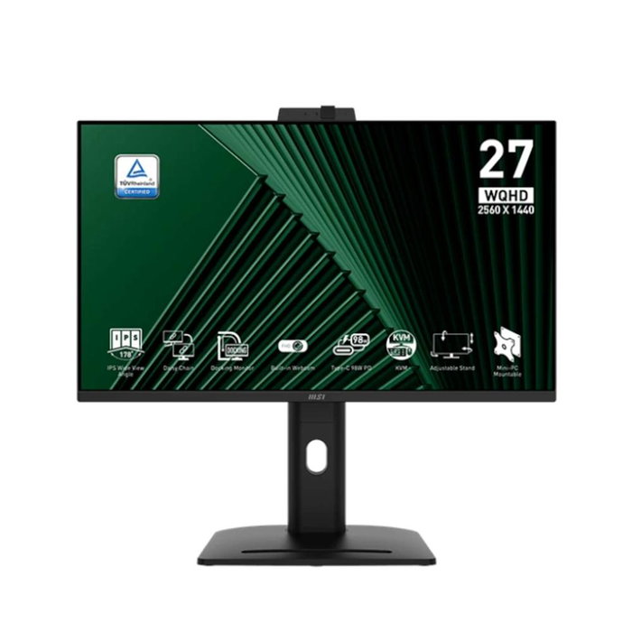 MSI MP275QPDG 9S6-3PC8CM-007 Écran PC 27" WQHD 100Hz IPS USB-C 98W Haut-parleurs MSI MP275QPDG 9S6-3PC8CM-007 Écran PC 27" WQHD 100Hz IPS USB-C 98W Haut-parleurs