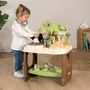 Smoby - Centre Vétérinaire Zoo avec Peluche Panda et Accessoires - Table d'Examen, Baignoire - Jouet d'Imitation pour Enfants à partir de 3 Ans